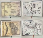 نقشه های مجموعه کتاب ارباب حلقه ها جلد سخت