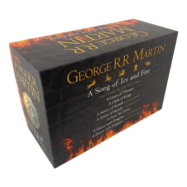 مجموعه کتاب A Song of Ice and Fire (Game Of Thrones) جلد سخت به همراه باکس ست
