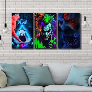 تابلو شاسی 3 تکه طرح گیم کد 25435