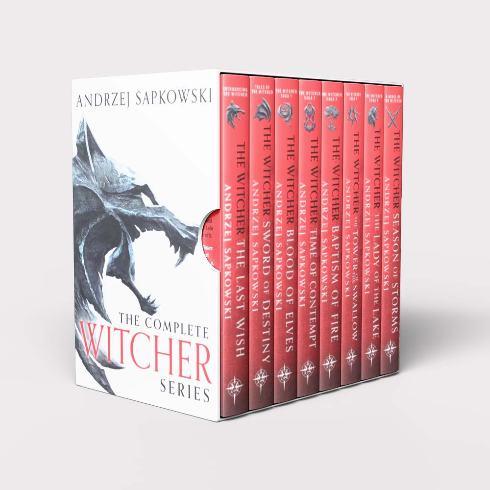 مجموعه کتاب The Witcher جلد سخت به همراه باکس ست