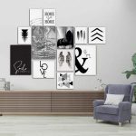 تابلو شاسی 12 تکه طرح دکوراتیو پرواز و لبخند کد 17331