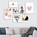 تابلو شاسی 7 تکه طرح جمله انگیزشی انگلیسی کد 45093