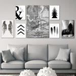 تابلو شاسی 7 تکه طرح بال و پر و جمله انگیزشی کد 31174