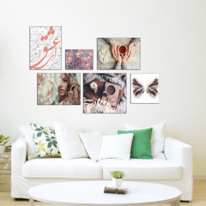 تابلو شاسی 6 تکه طرح عشق و دوست داشتن کد 52487