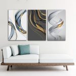 تابلو شاسی 3 تکه طرح کلاسیک و فانتزی کد 40161