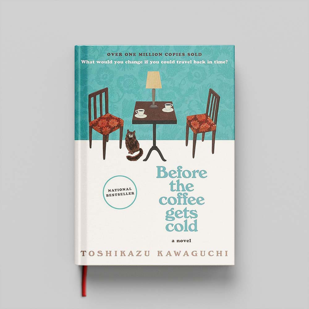Mockups Design کتاب Before the Coffee Gets Cold جلد سخت (HARDCOVER) - Image 1