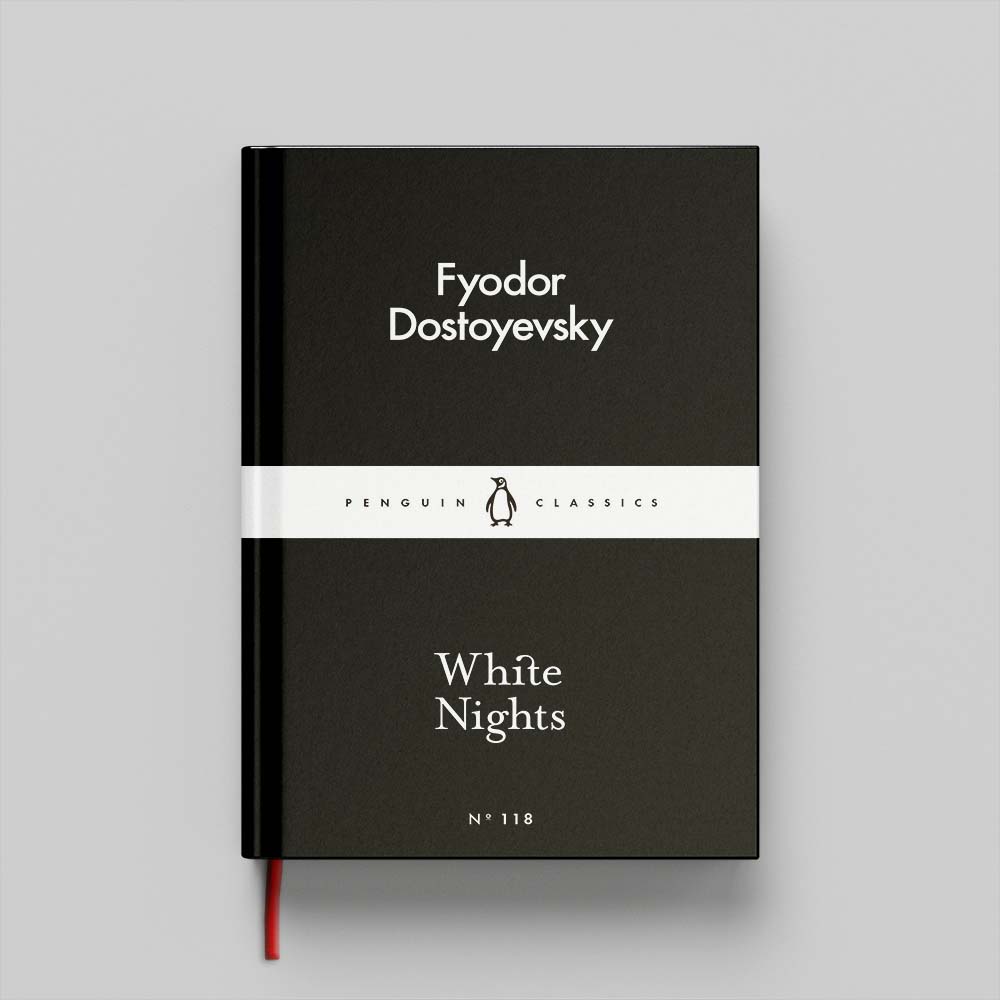 Mockups Design کتاب White Nights جلد سخت (HARDCOVER) - Image 1