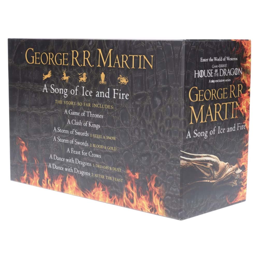 مجموعه کتاب A Song of Ice and Fire (Game Of Thrones) جلد سخت به همراه باکس ست