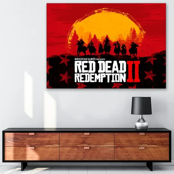 تابلو شاسی طرح Red Dead Redemption کد 83360 - Image 1