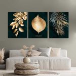 تابلو شاسی 3 تکه طرح برگ کد 46509