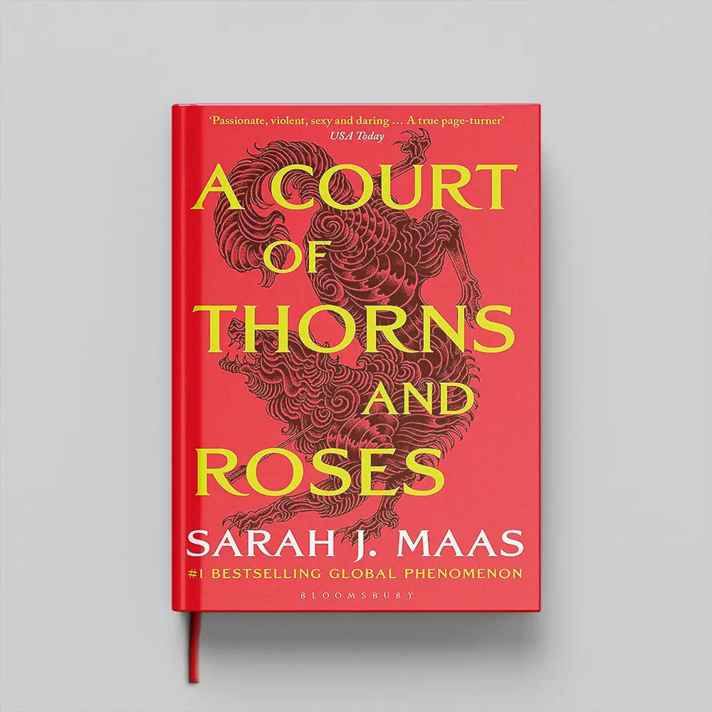 A Court of Thorns and Roses copy کتاب A Court of Thorns and Roses جلد سخت (HARDCOVER)