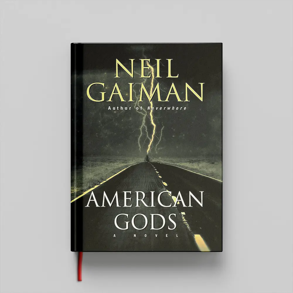 American Gods copy کتاب American Gods جلد سخت (HARDCOVER)