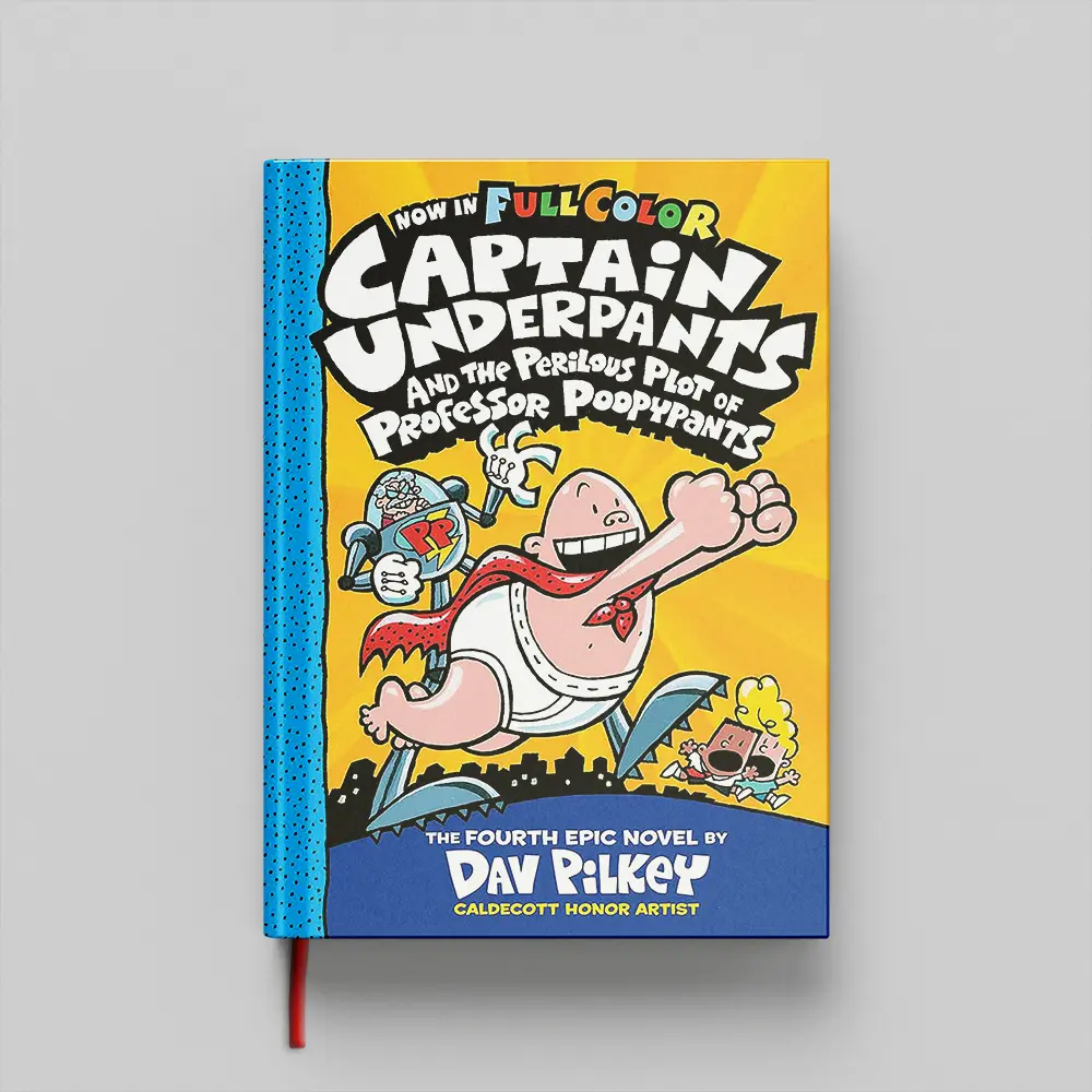 Captain Underpants and the Perilous Plot of Professor Poopypants 4 copy کتاب Captain Underpants and the Perilous Plot of Professor Poopypants 4 جلد سخت (HARDCOVER)