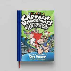کتاب Captain Underpants and the preposterous plight of the purple potty people 8 جلد سخت (HARDCOVER)