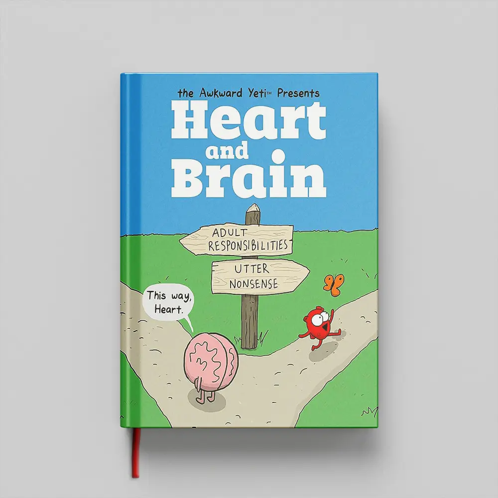 Heart and Brain copy کتاب Heart and Brain جلد سخت (HARDCOVER)