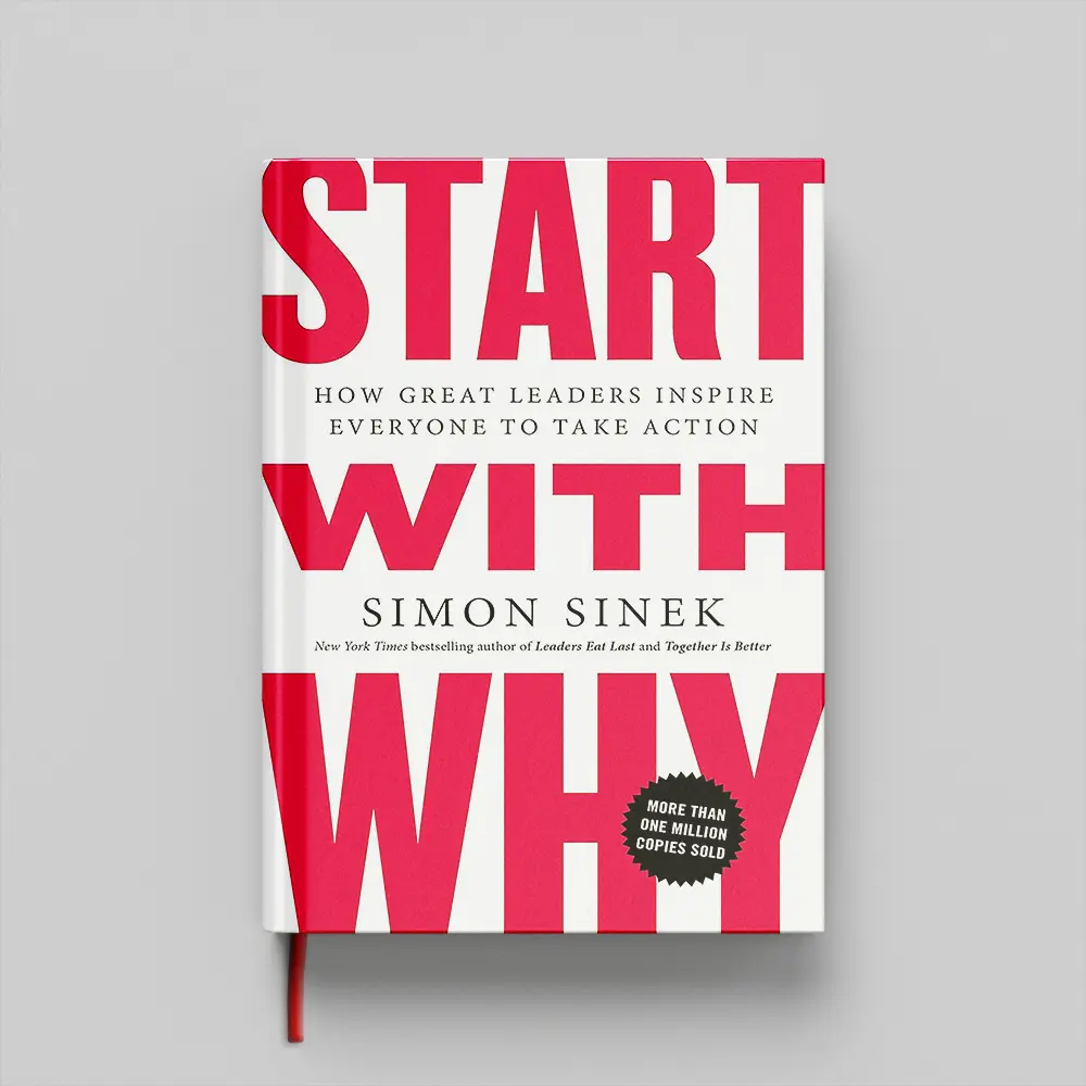 Start with Why copy کتاب Start with Why جلد سخت (HARDCOVER)