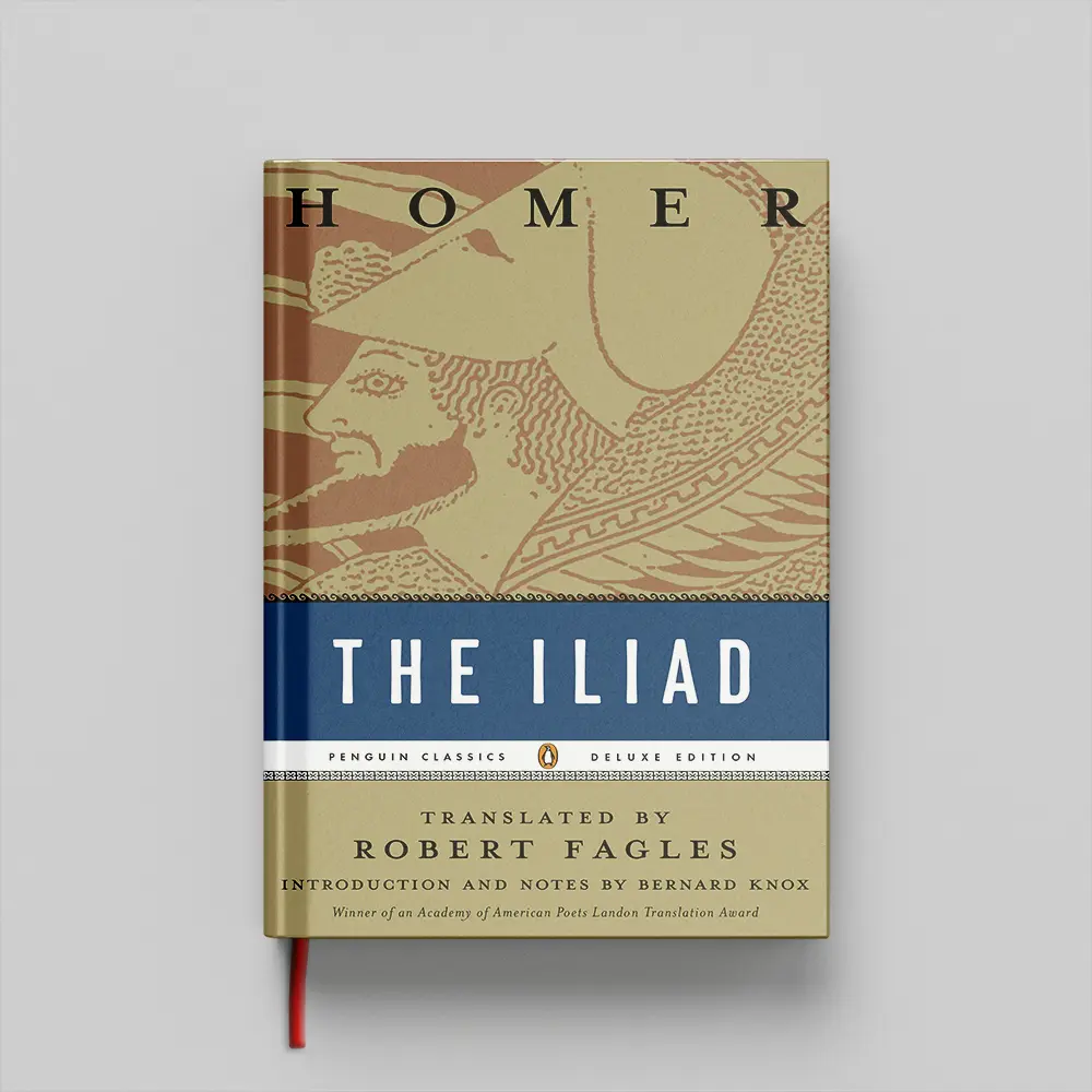 The Iliad copy کتاب The Iliad جلد سخت (HARDCOVER)