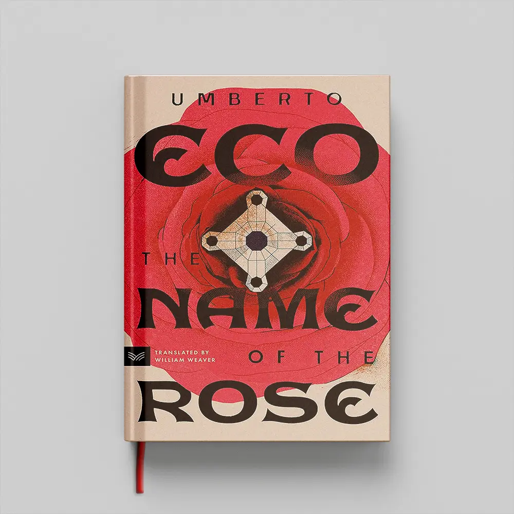 The Name Of The Rose copy کتاب The Name Of The Rose جلد سخت (HARDCOVER)