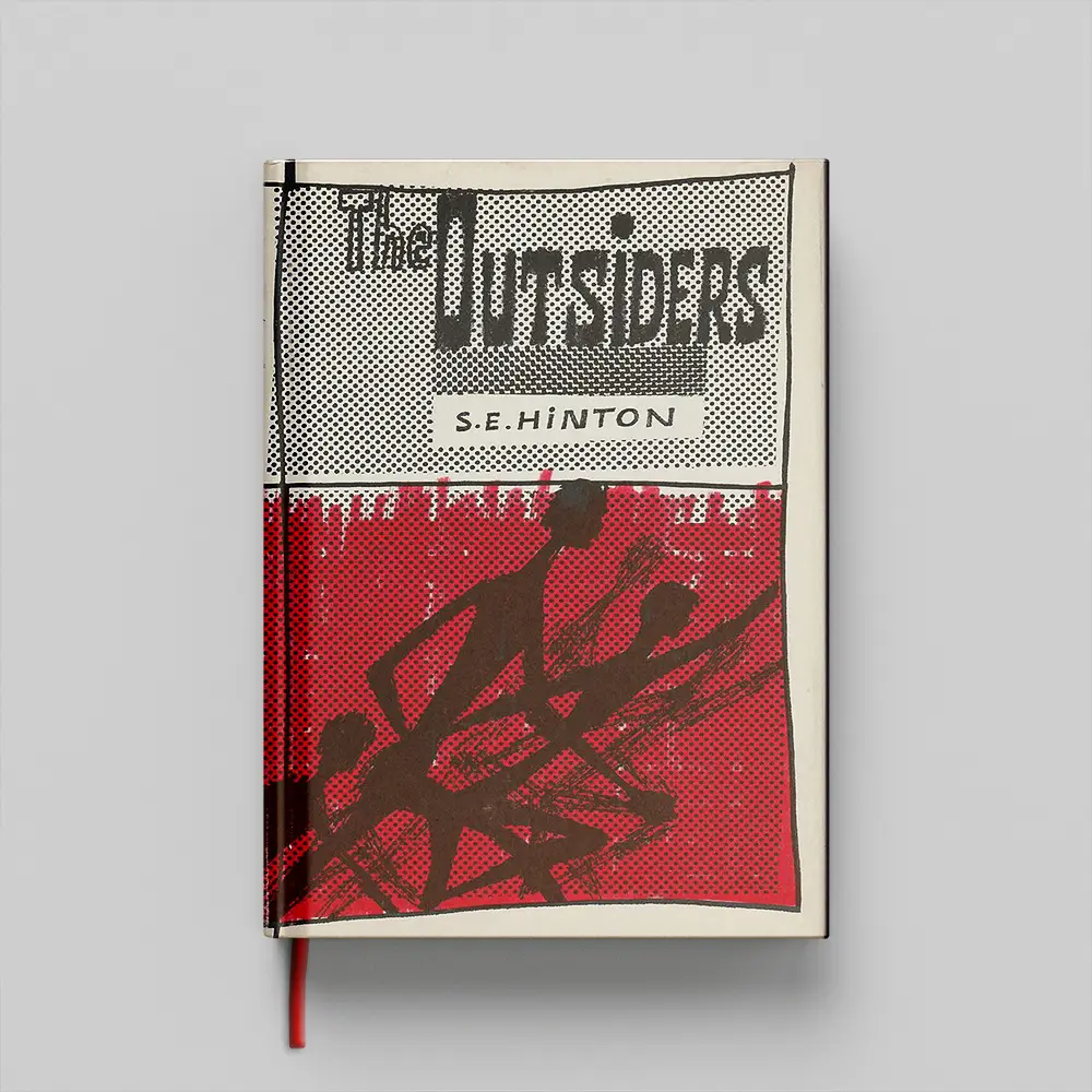 The Outsiders copy کتاب The Outsiders جلد سخت (HARDCOVER)