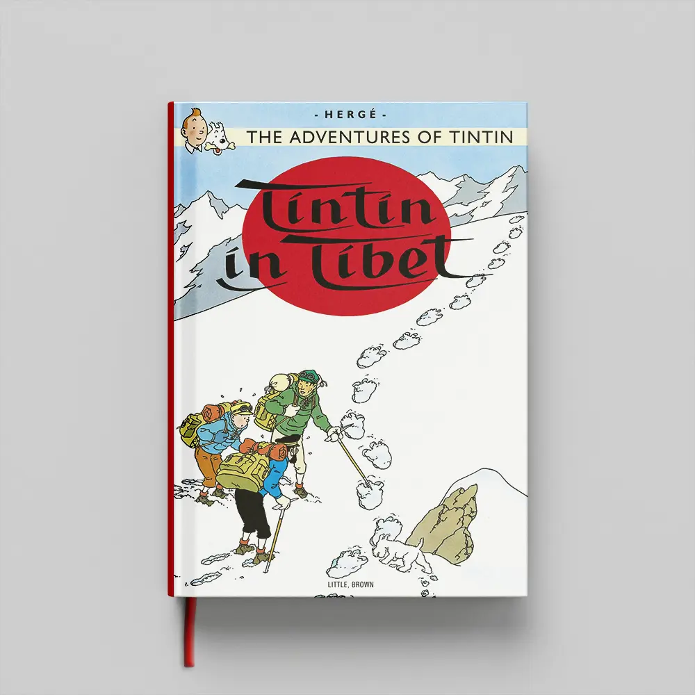 Tintin in Tibet copy کتاب Tintin in Tibet جلد سخت (HARDCOVER)
