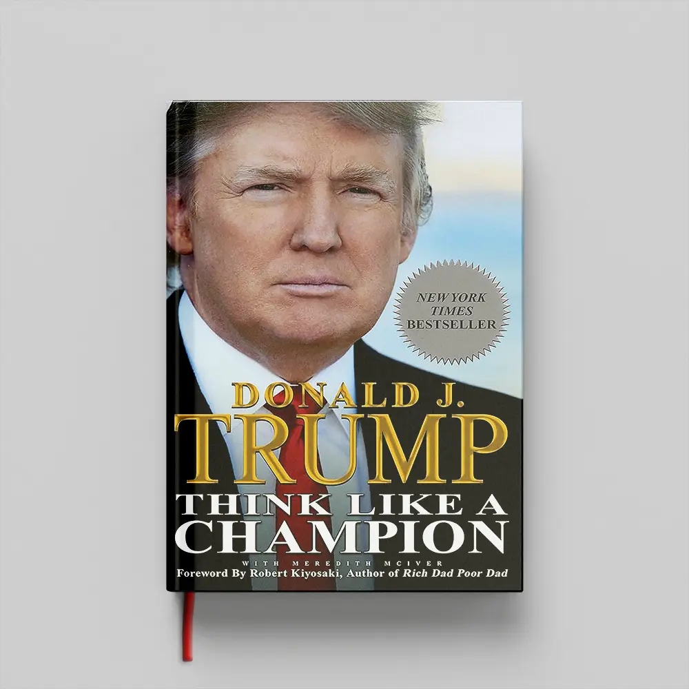 Trump Think like a Champion copy کتاب Trump Think like a Champion جلد سخت (HARDCOVER)